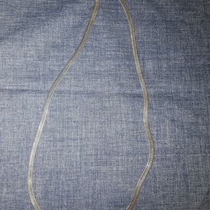 Silver Herringbone Necklace